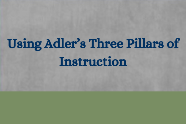 Adler's 3 Pillars plain